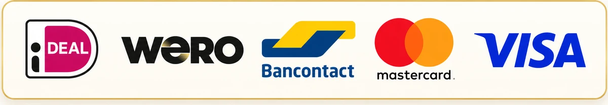 Veilig betalen met iDEAL, Wero, Bancontact, Mastercard en Visa