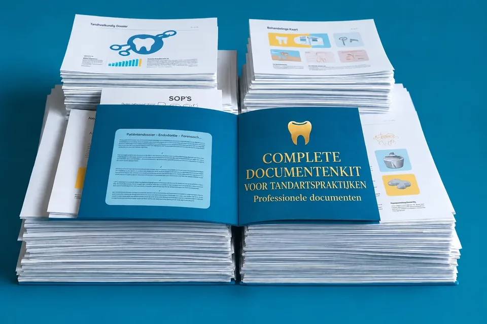 Volledige inhoud van het tandheelkundig documentenpakket