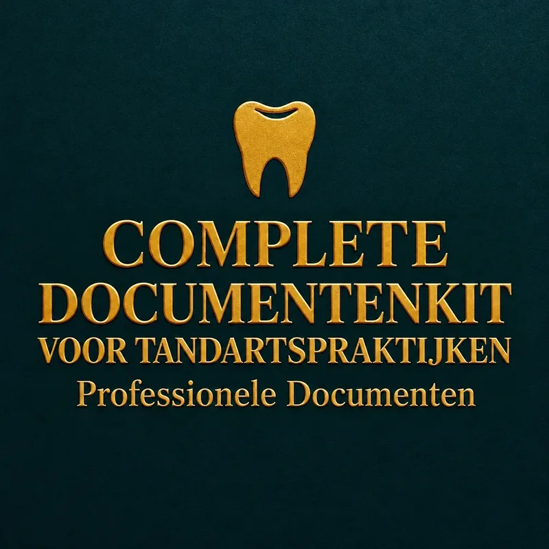 Compleet documentenpakket voor tandartspraktijken